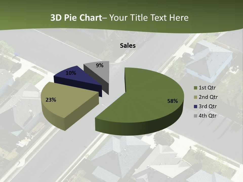 Concept Skyscraper Square PowerPoint Template