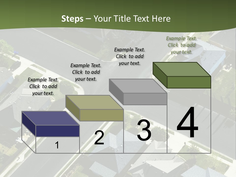 Concept Skyscraper Square PowerPoint Template
