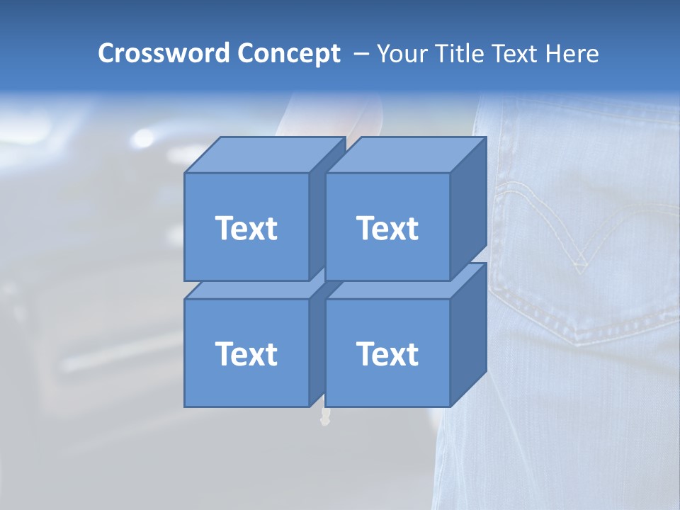 Building World Cube PowerPoint Template