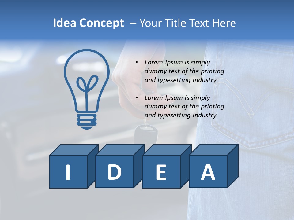 Building World Cube PowerPoint Template