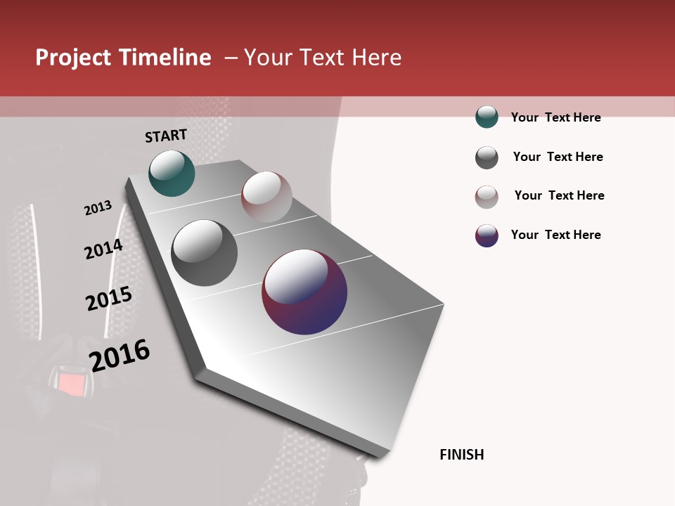 Metropolis Building Sphere PowerPoint Template