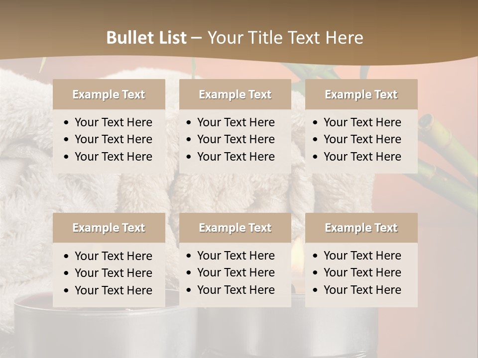 Flame Tranquil Scene Still Life PowerPoint Template