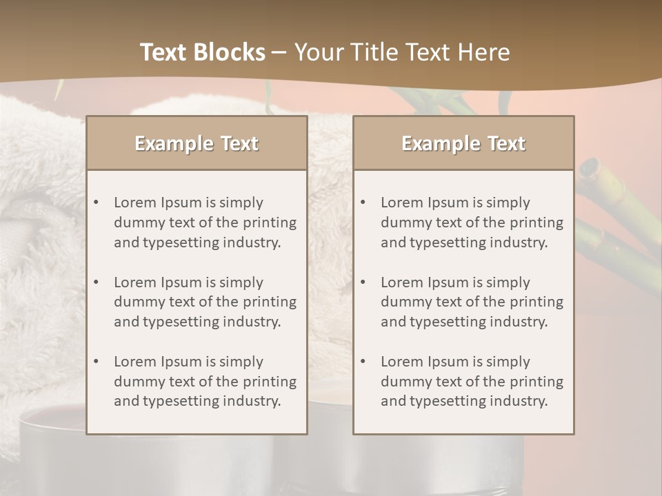 Flame Tranquil Scene Still Life PowerPoint Template
