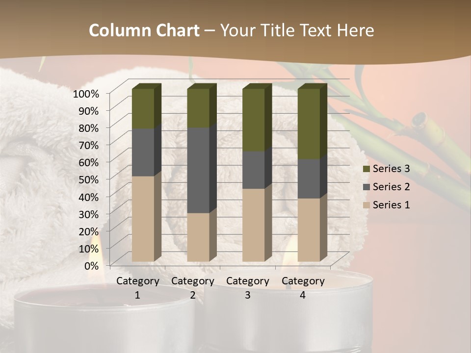 Flame Tranquil Scene Still Life PowerPoint Template