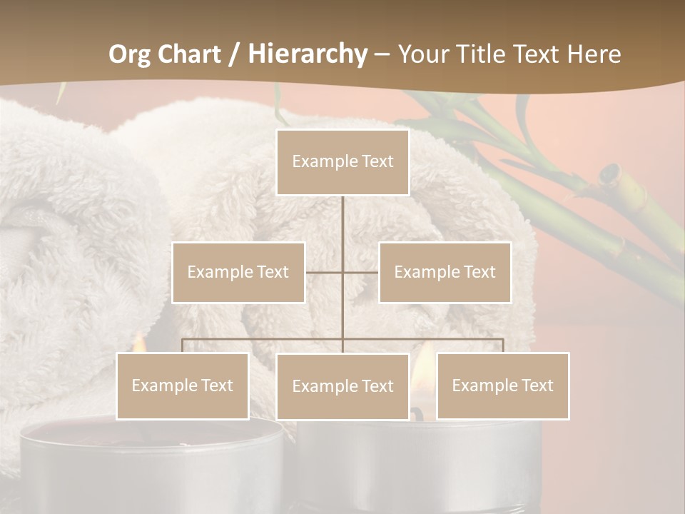 Flame Tranquil Scene Still Life PowerPoint Template