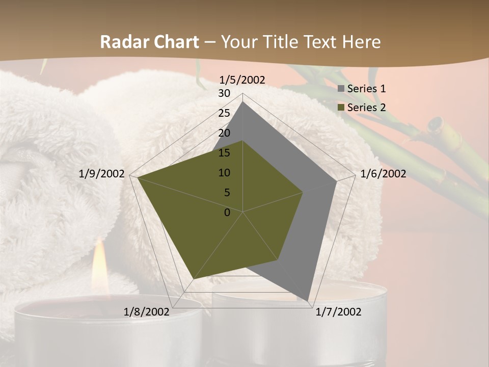 Flame Tranquil Scene Still Life PowerPoint Template