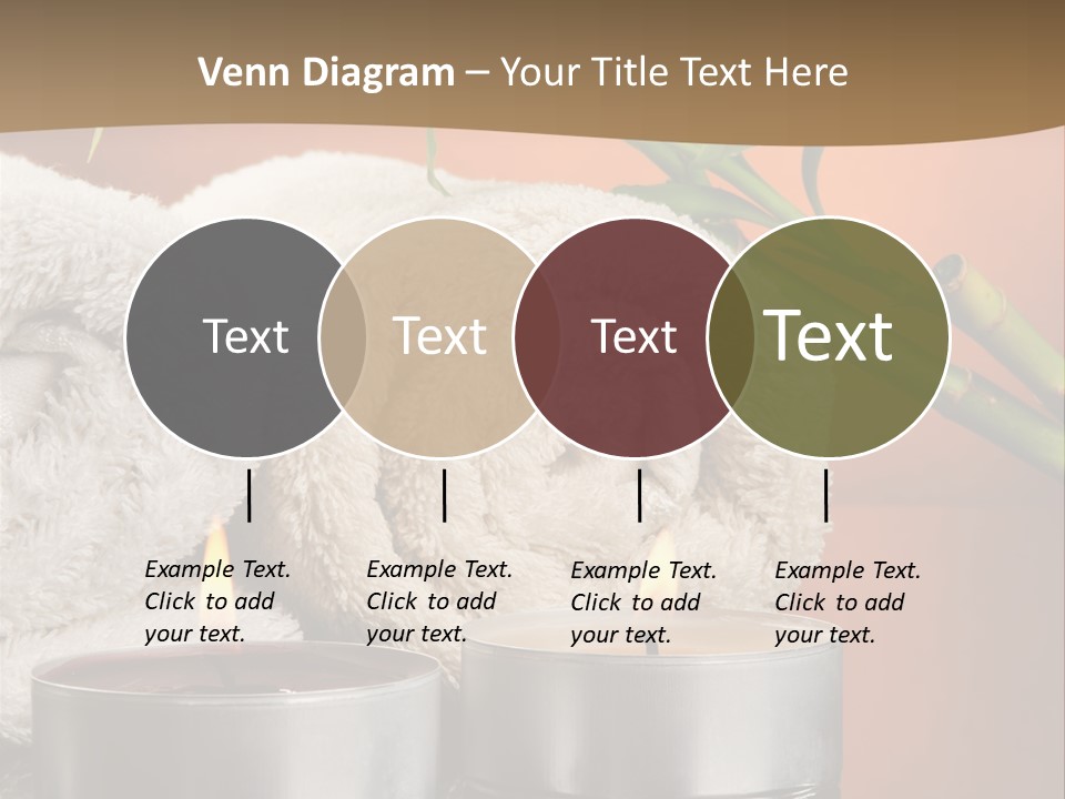 Flame Tranquil Scene Still Life PowerPoint Template
