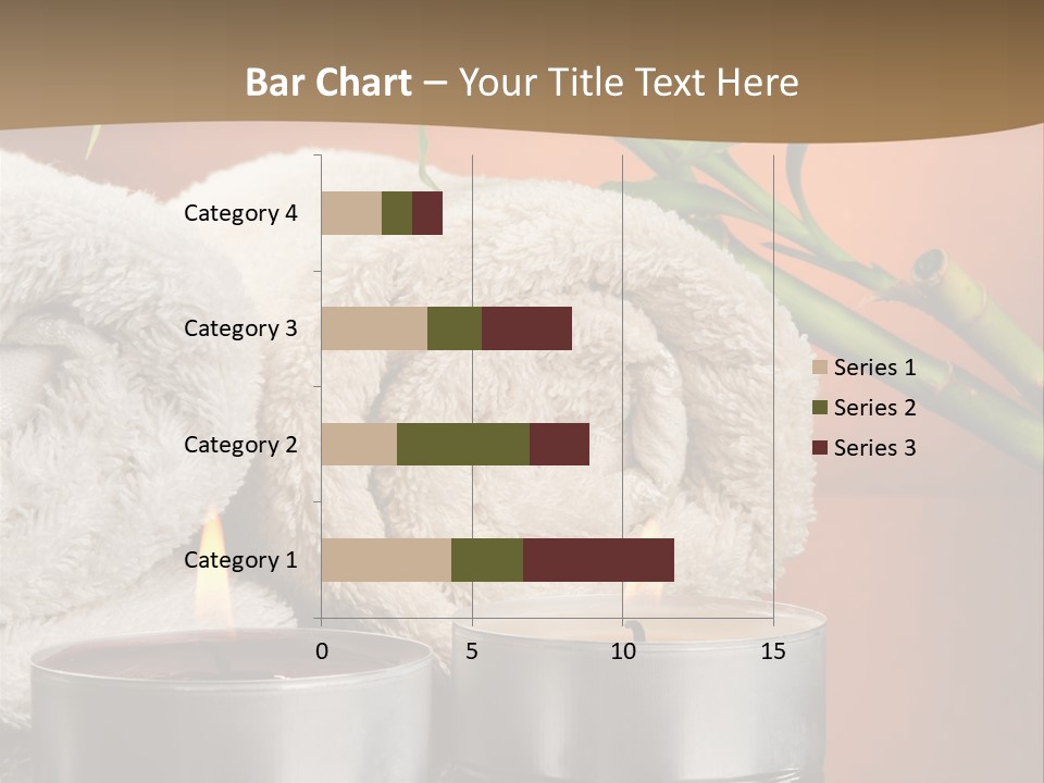 Flame Tranquil Scene Still Life PowerPoint Template