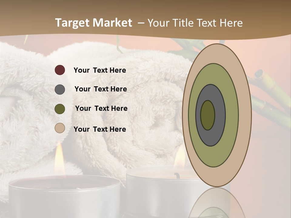 Flame Tranquil Scene Still Life PowerPoint Template