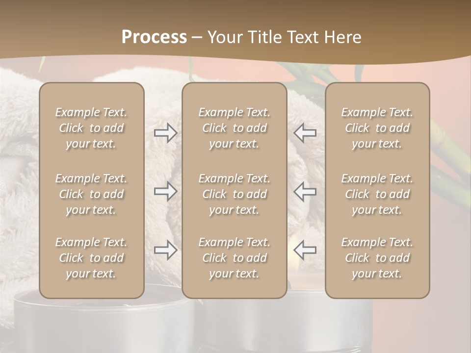 Flame Tranquil Scene Still Life PowerPoint Template
