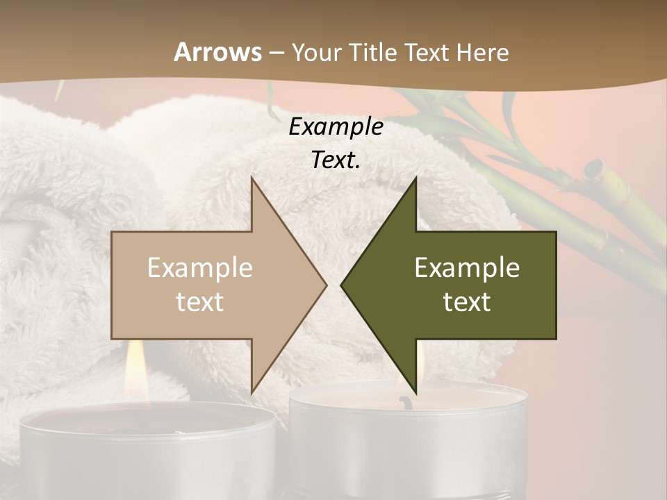 Flame Tranquil Scene Still Life PowerPoint Template