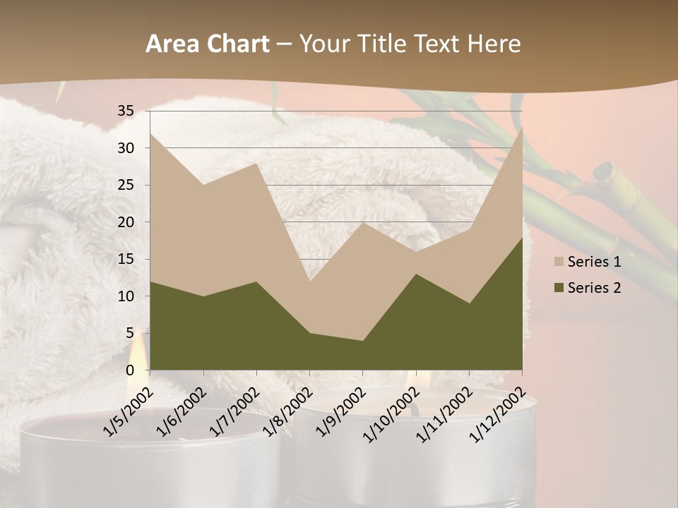 Flame Tranquil Scene Still Life PowerPoint Template