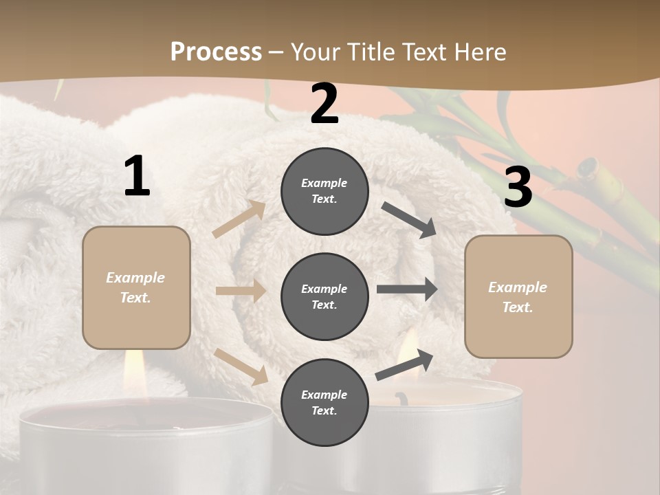 Flame Tranquil Scene Still Life PowerPoint Template