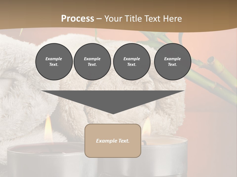 Flame Tranquil Scene Still Life PowerPoint Template