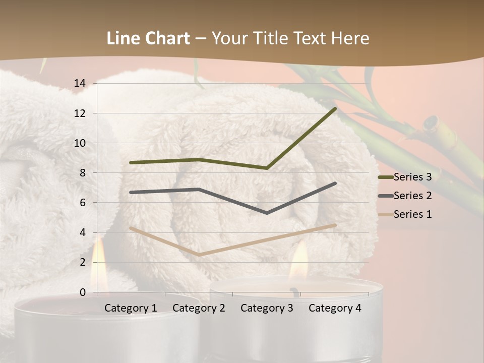 Flame Tranquil Scene Still Life PowerPoint Template