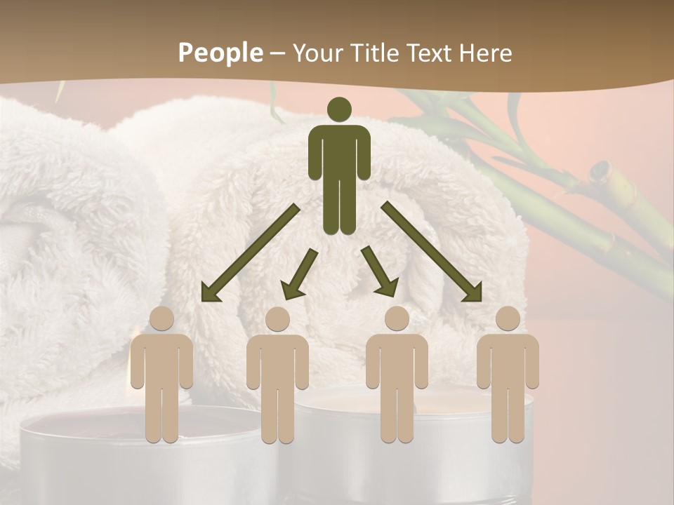 Flame Tranquil Scene Still Life PowerPoint Template