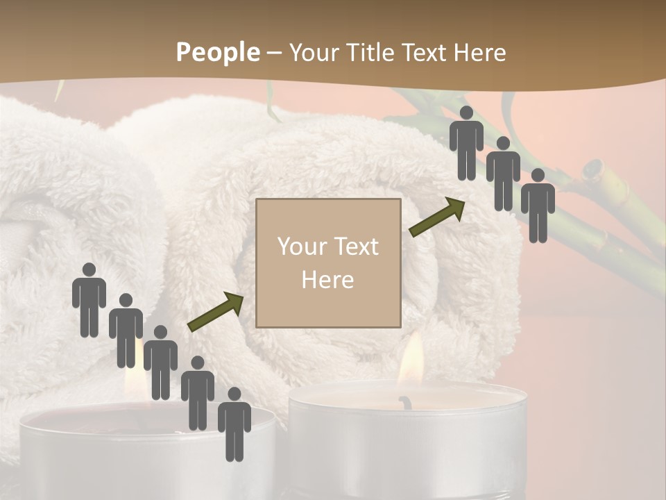 Flame Tranquil Scene Still Life PowerPoint Template