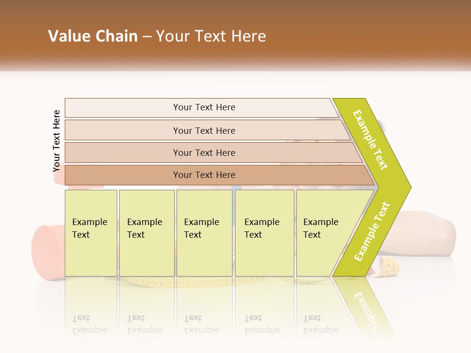 Young Women Copy Space Fruits PowerPoint Template