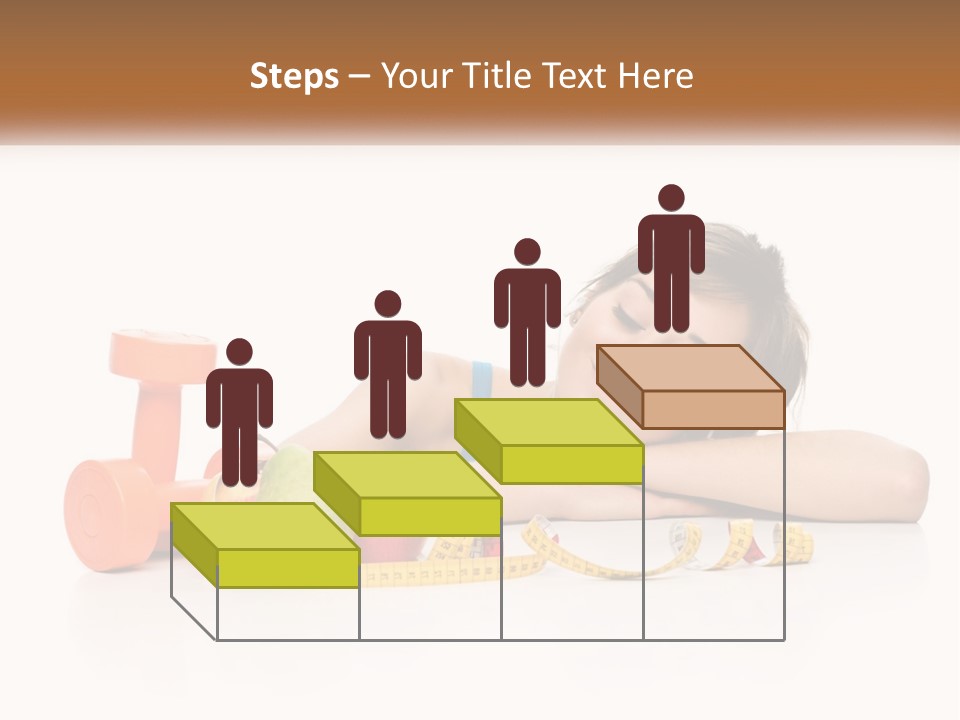 Young Women Copy Space Fruits PowerPoint Template