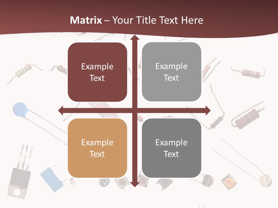 Electronics Power Progress PowerPoint Template