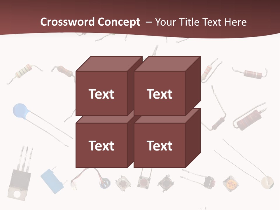 Electronics Power Progress PowerPoint Template
