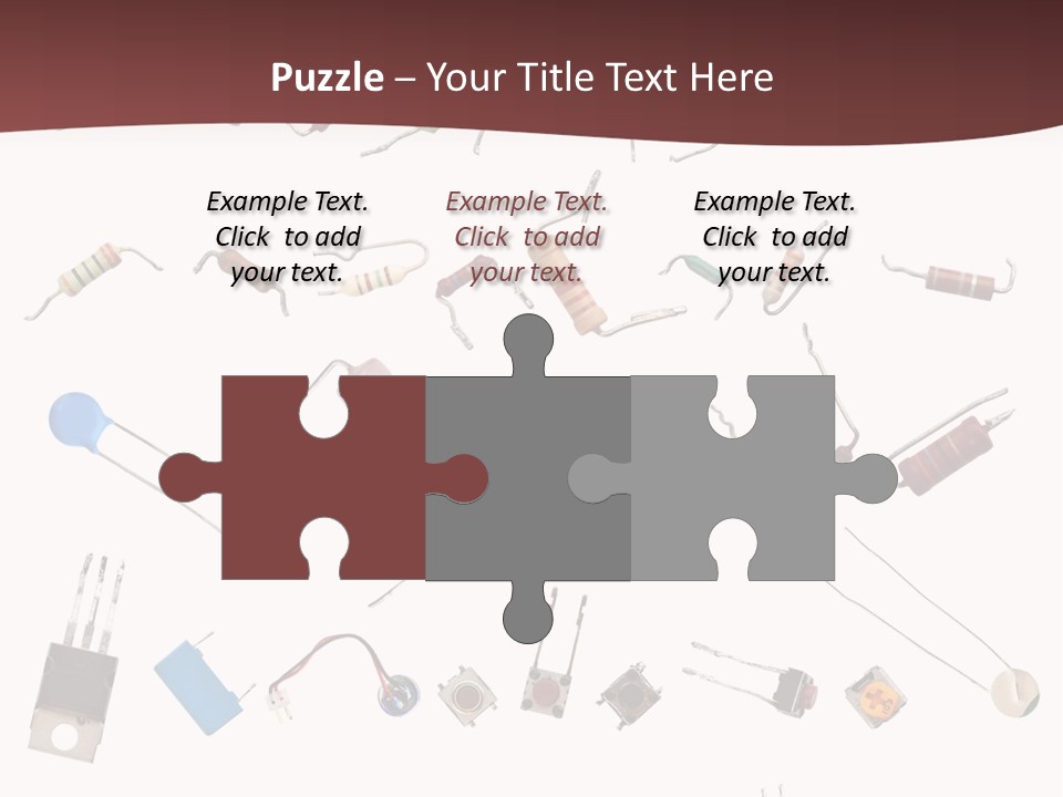 Electronics Power Progress PowerPoint Template