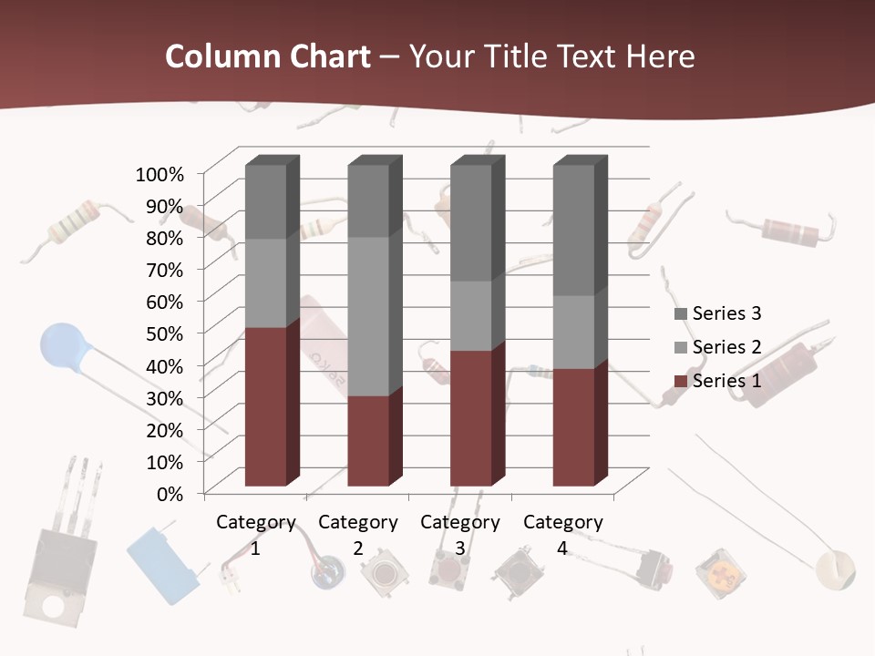 Electronics Power Progress PowerPoint Template