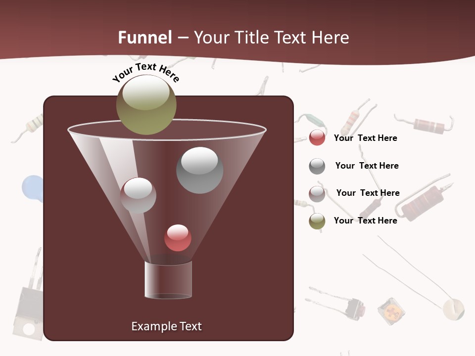 Electronics Power Progress PowerPoint Template