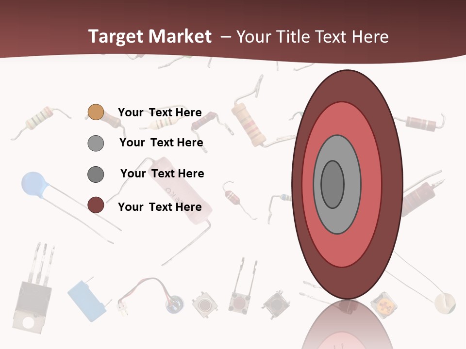 Electronics Power Progress PowerPoint Template