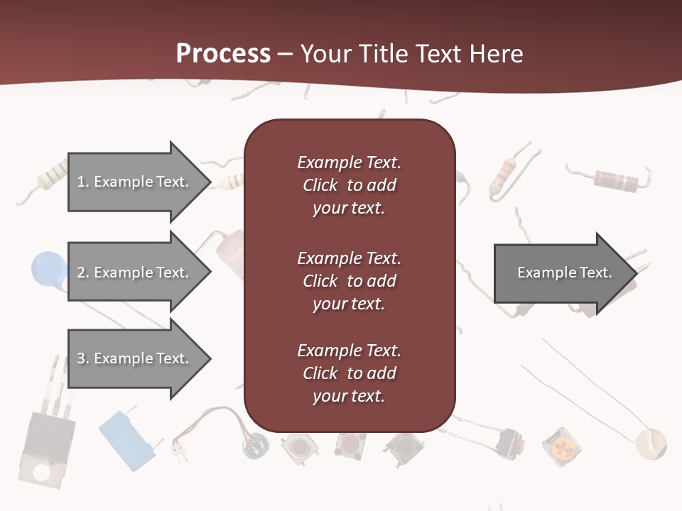 Electronics Power Progress PowerPoint Template