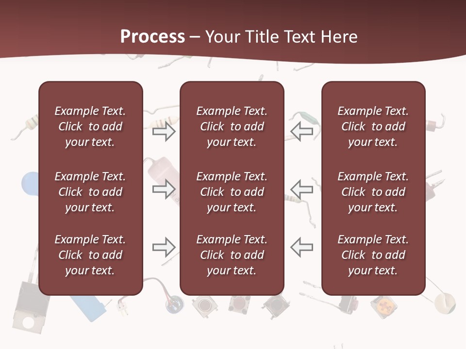 Electronics Power Progress PowerPoint Template