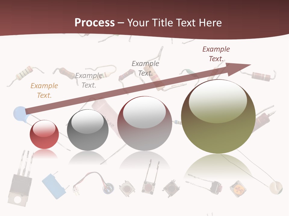 Electronics Power Progress PowerPoint Template