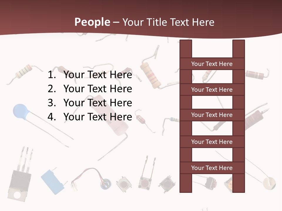 Electronics Power Progress PowerPoint Template