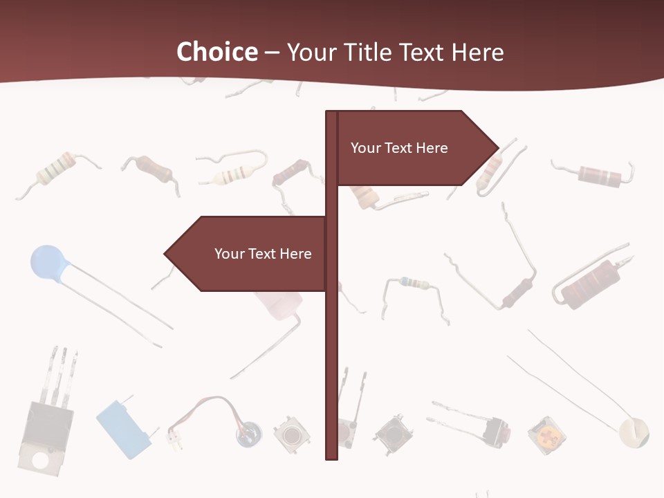 Electronics Power Progress PowerPoint Template