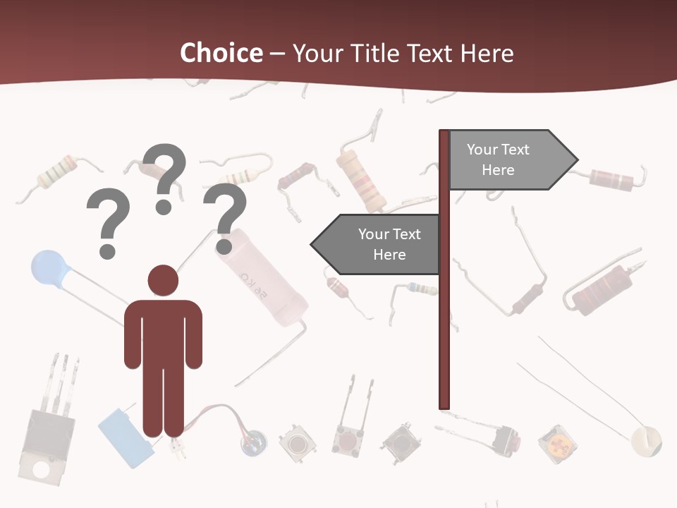 Electronics Power Progress PowerPoint Template