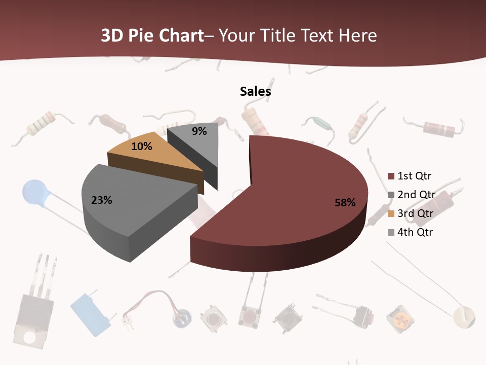 Electronics Power Progress PowerPoint Template
