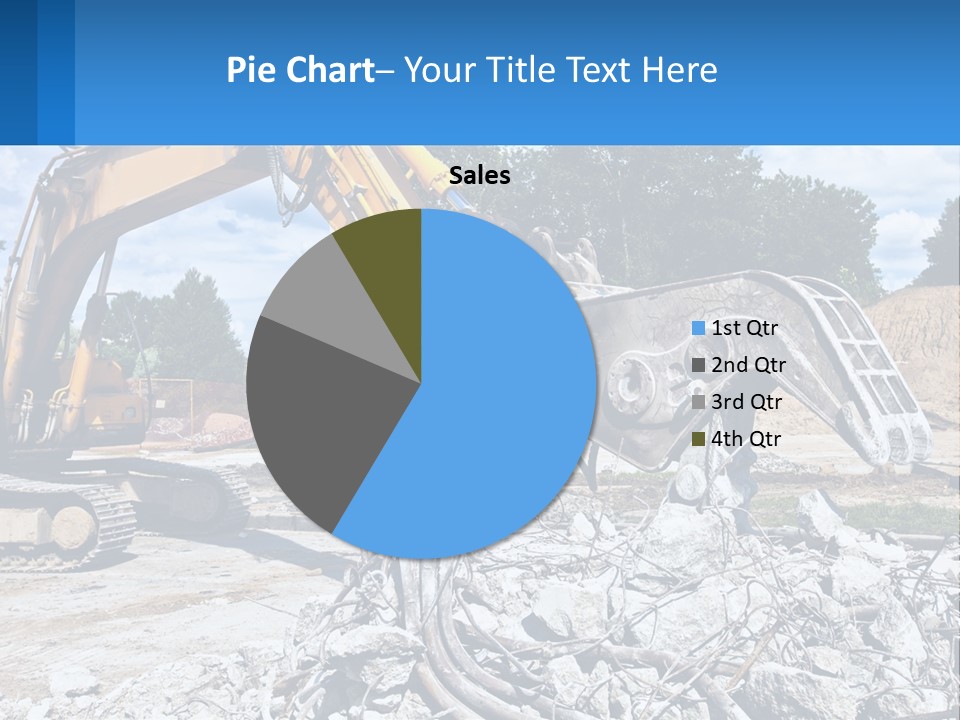 Crushing Hydraulic Damage PowerPoint Template