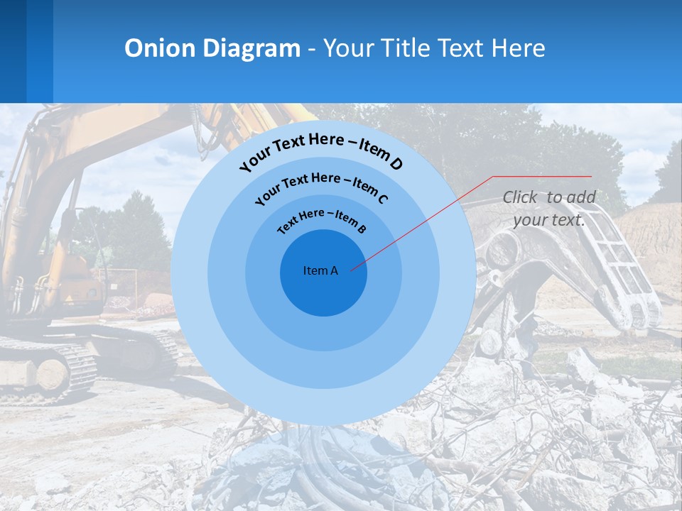 Crushing Hydraulic Damage PowerPoint Template