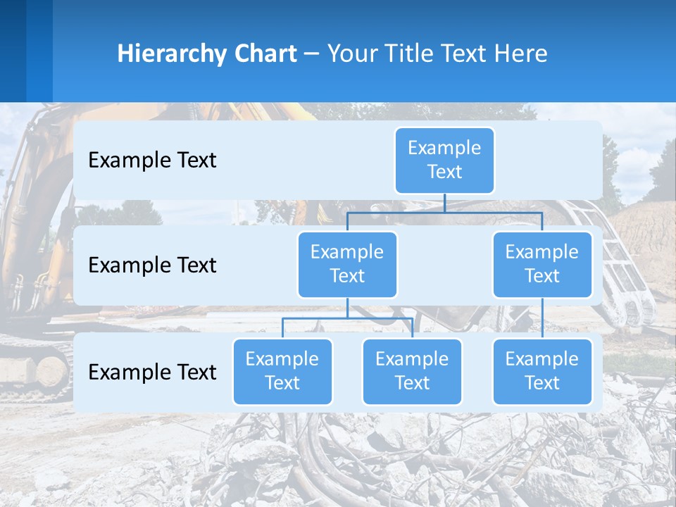 Crushing Hydraulic Damage PowerPoint Template