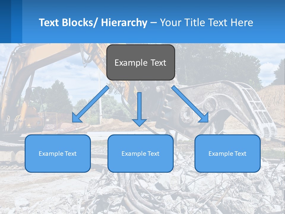 Crushing Hydraulic Damage PowerPoint Template