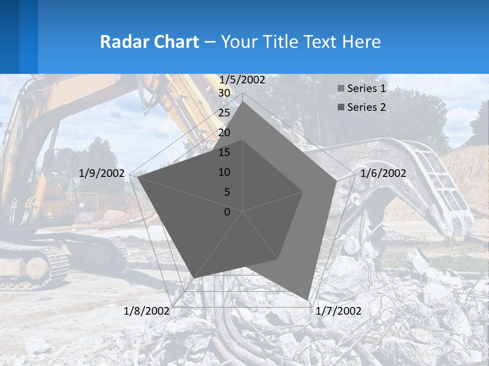 Crushing Hydraulic Damage PowerPoint Template