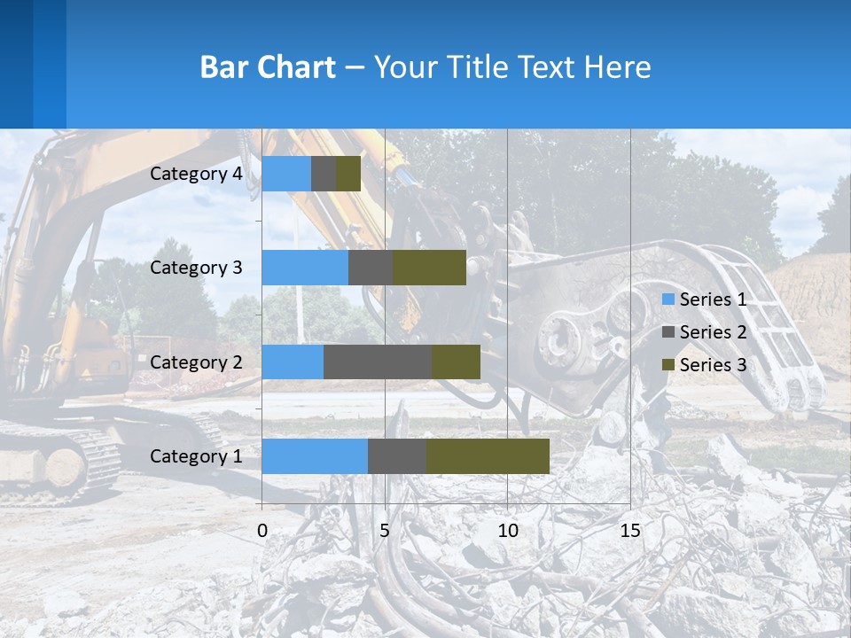 Crushing Hydraulic Damage PowerPoint Template