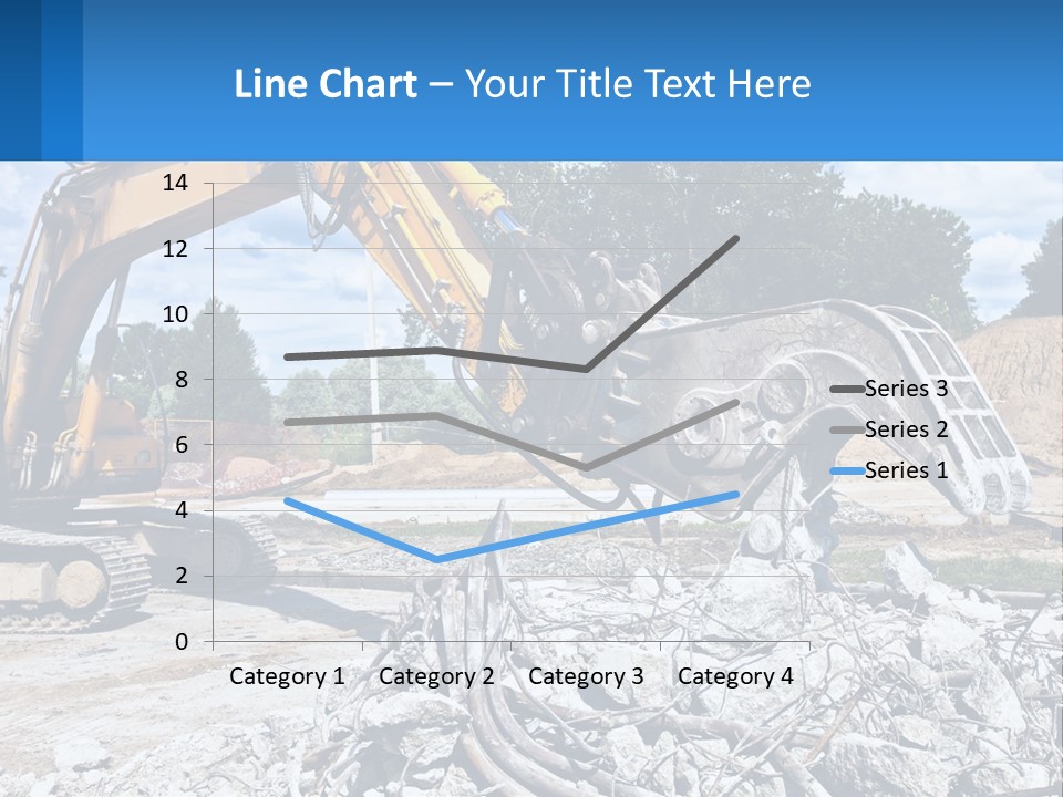 Crushing Hydraulic Damage PowerPoint Template