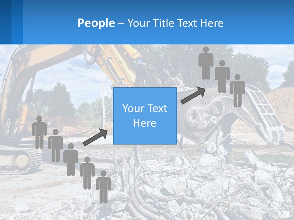 Crushing Hydraulic Damage PowerPoint Template