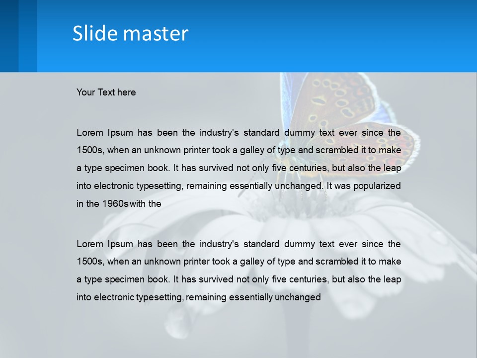 Animal Closeup Beautiful PowerPoint Template