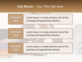 College Woman Assured PowerPoint Template