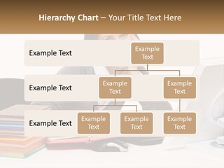 College Woman Assured PowerPoint Template