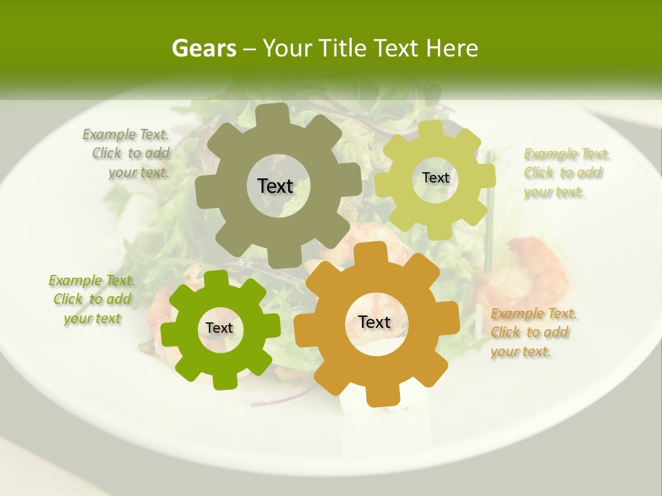 Food Vegetarian Meal PowerPoint Template