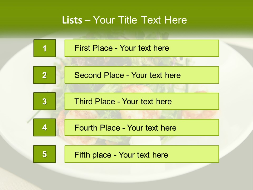Food Vegetarian Meal PowerPoint Template