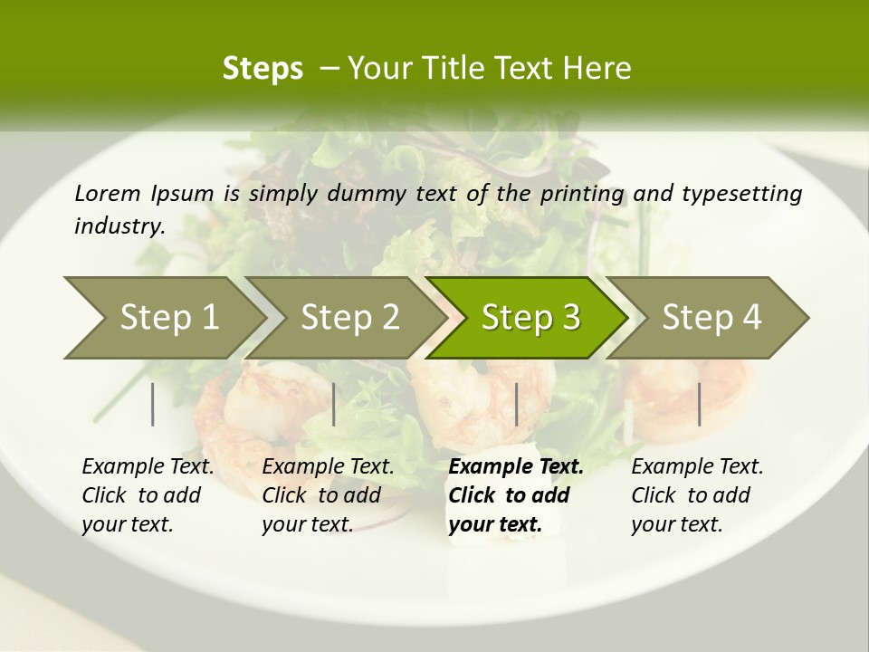 Food Vegetarian Meal PowerPoint Template